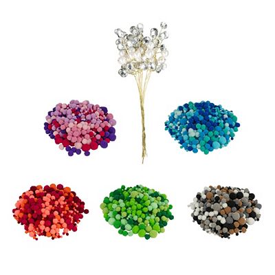 KARIN JITTENMEIER Club Artikel Kreativ-Set Pompons 5tlg.