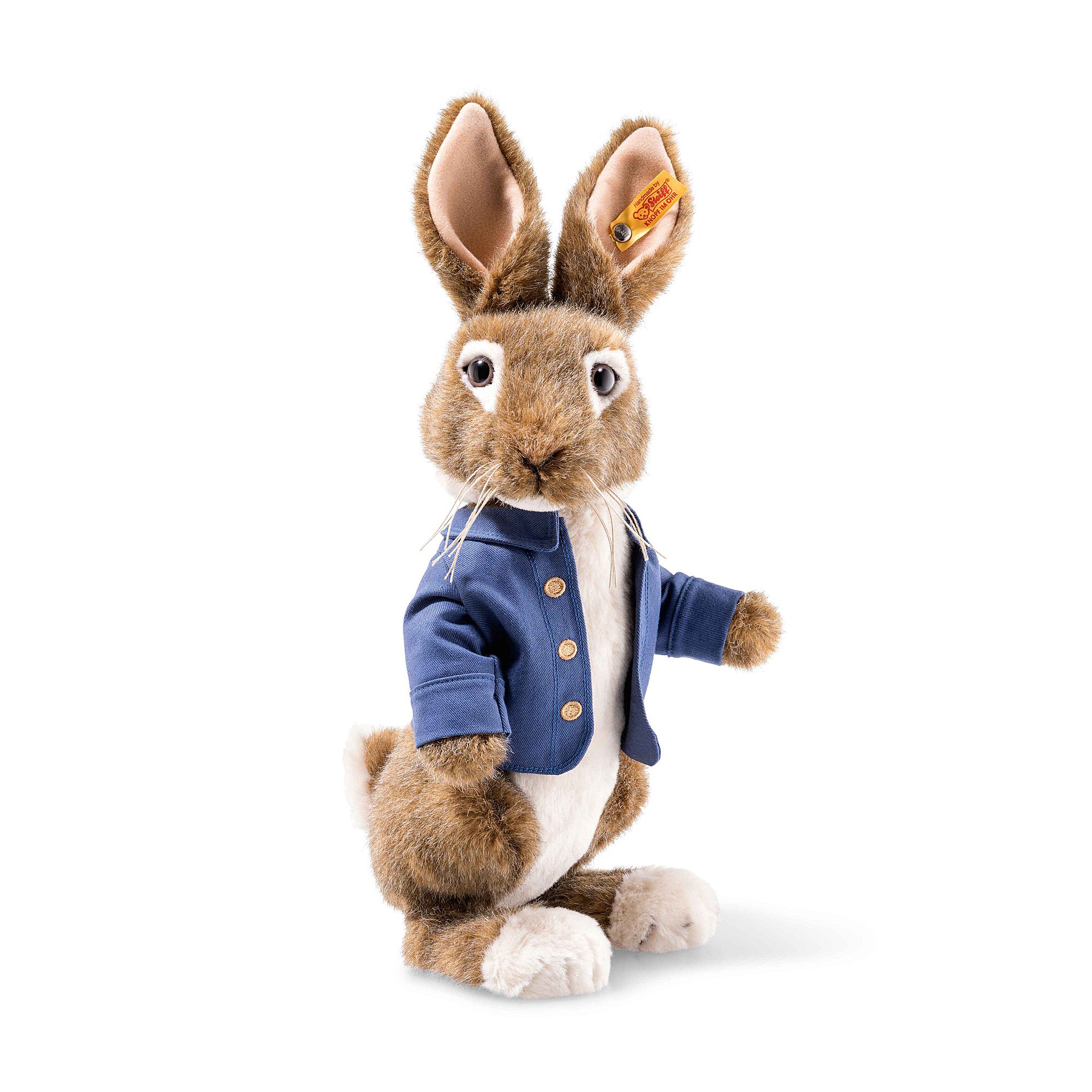 STEIFF Plüsch Hase Peter Rabbit stehend Höhe ca. 30cm QVC.de