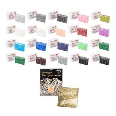 KARIN JITTENMEIER Kreativ-Set Modelliermasse versch. Farben 47tlg