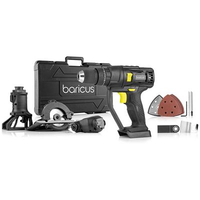 BARICUS Multi Head Tool 7in1 Multifunktional im Aufbewahrungskoffer 5J.Herstellergarantie