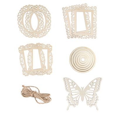 KARIN JITTENMEIER Club Artikel Kreativ-Set Holzrahmen 12tlg.