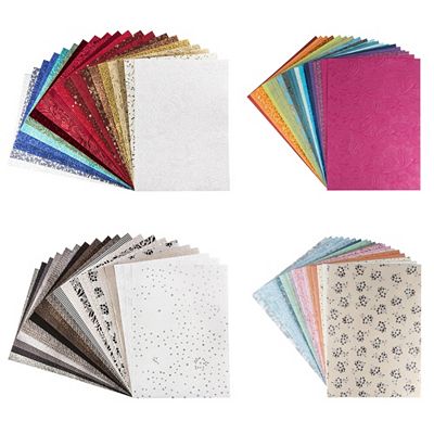 KARIN JITTENMEIER Kreativpapier-Set Naturpapiere versch. Designs 80tlg.