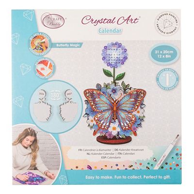 CRAFT BUDDY™ Diamond Painting-Set Kalender 2026 & 2027 18tlg.