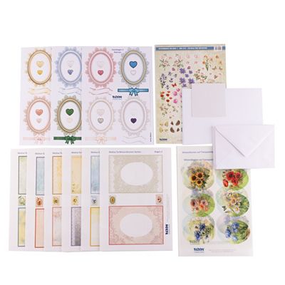Thumbnail - REDDY Grußkarten-Set Wiesenblumen inkl. Stanzbogen 31tlg.