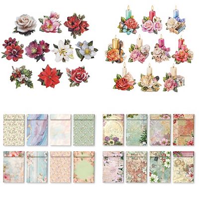 KARIN JITTENMEIER Kreativ-Set Geschenktaschen Grußkarten & 3D-Motive, 100tlg.