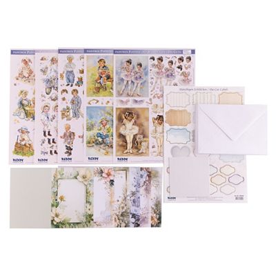 Thumbnail - REDDY Grußkarten-Set Paintbox Poppets inkl. Stanzbogen 31tlg.