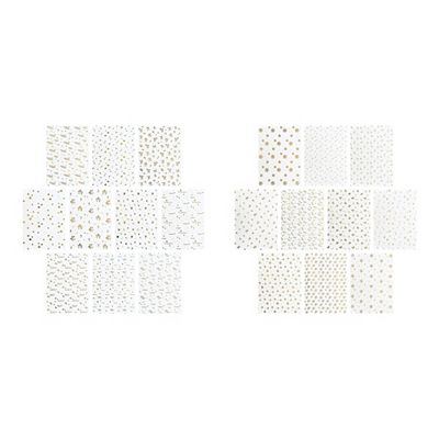 KARIN JITTENMEIER Kreativpapier-Set Transparentpapiere mit Goldfoliendruck 60tlg.