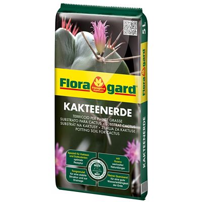 FLORAGARD® Kakteenerde mit Quarzsand 5 Liter