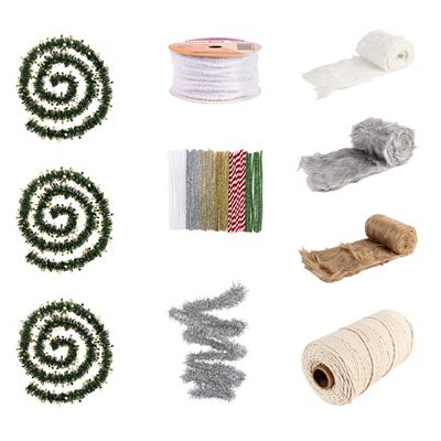 KARIN JITTENMEIER Kreativ-Set Pfeifenreiniger & Dekobänder 67tlg.