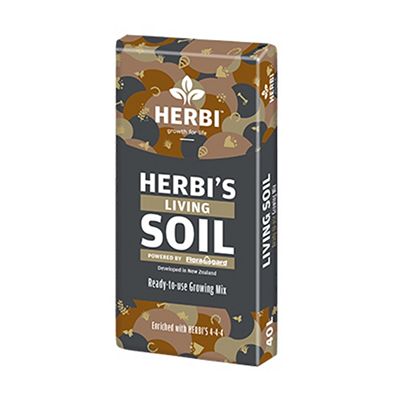 FLORAGARD® Herbi's Living Soil Premium-Erde 40 Liter