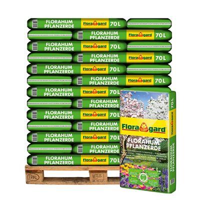 FLORAGARD® Pflanzerde Florahum auf Palette 36x 70 Liter