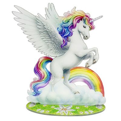 Thumbnail - CRAFT BUDDY™ Diamond Painting-Set Einhorn ca. 30x30cm 5tlg.