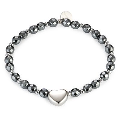 MONESSA Armband Edelstein flexibel Hämatit