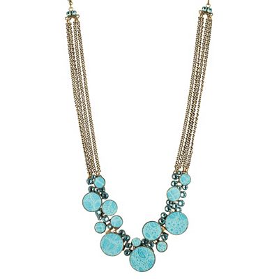 KONPLOTT Collier Planet River Länge 42cm Modeschmuck