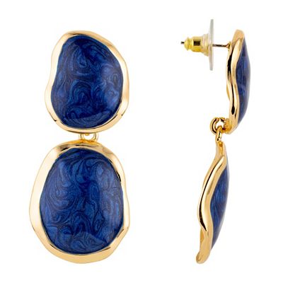 STEFFEN SCHRAUT Ohrhänger Emaille-Lack Modeschmuck