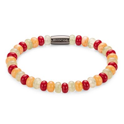 Thumbnail - MONESSA Armband Edelsteine Nugget Magnetverschluss
