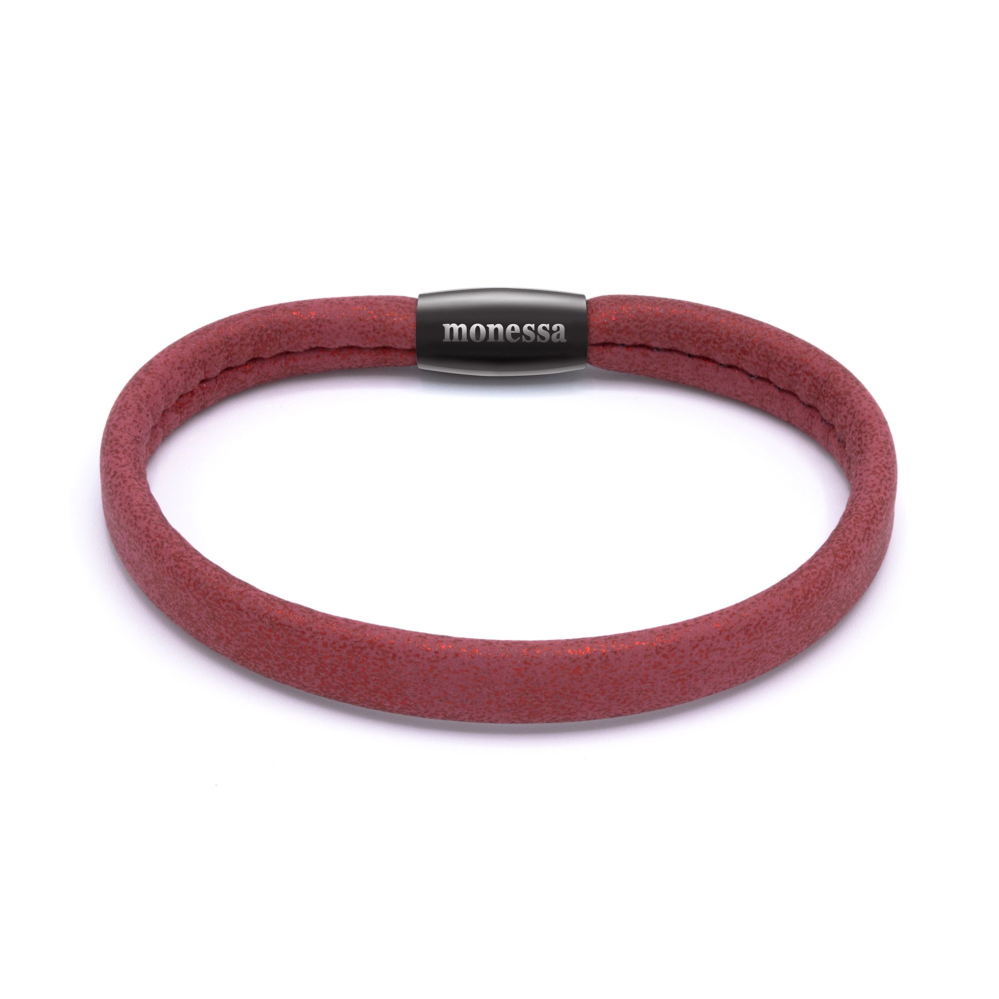MONESSA Armband Glitzeroptik 1-Strang Magnetverschluss