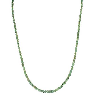 THOMAS & SOHN Edelsteine ca.52,00ct Collier facettiert Silber vergoldet