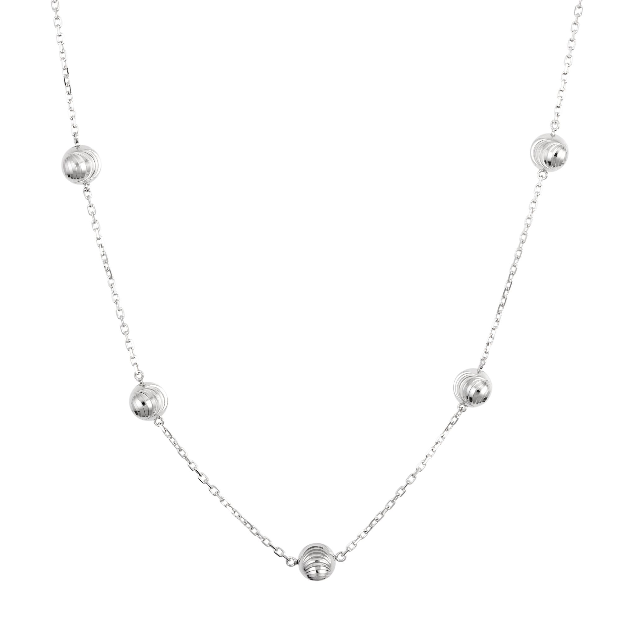 PLATINITY Kugel-Kette Länge ca. 50cm mind. 6,5g Platin 950