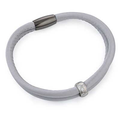 PLATINITY Anhänger 20 Brillanten 0,20ct. mit Seidenarmband Platin 950