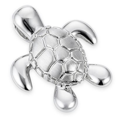 PLATINITY Anhänger Schildkröte mattiert/poliert mind. 2,1g Platin 950