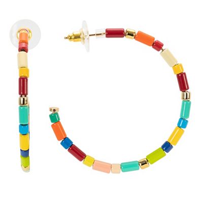 MY SECRET Creolen Tilla Perlen Palm Springs Edelstahl