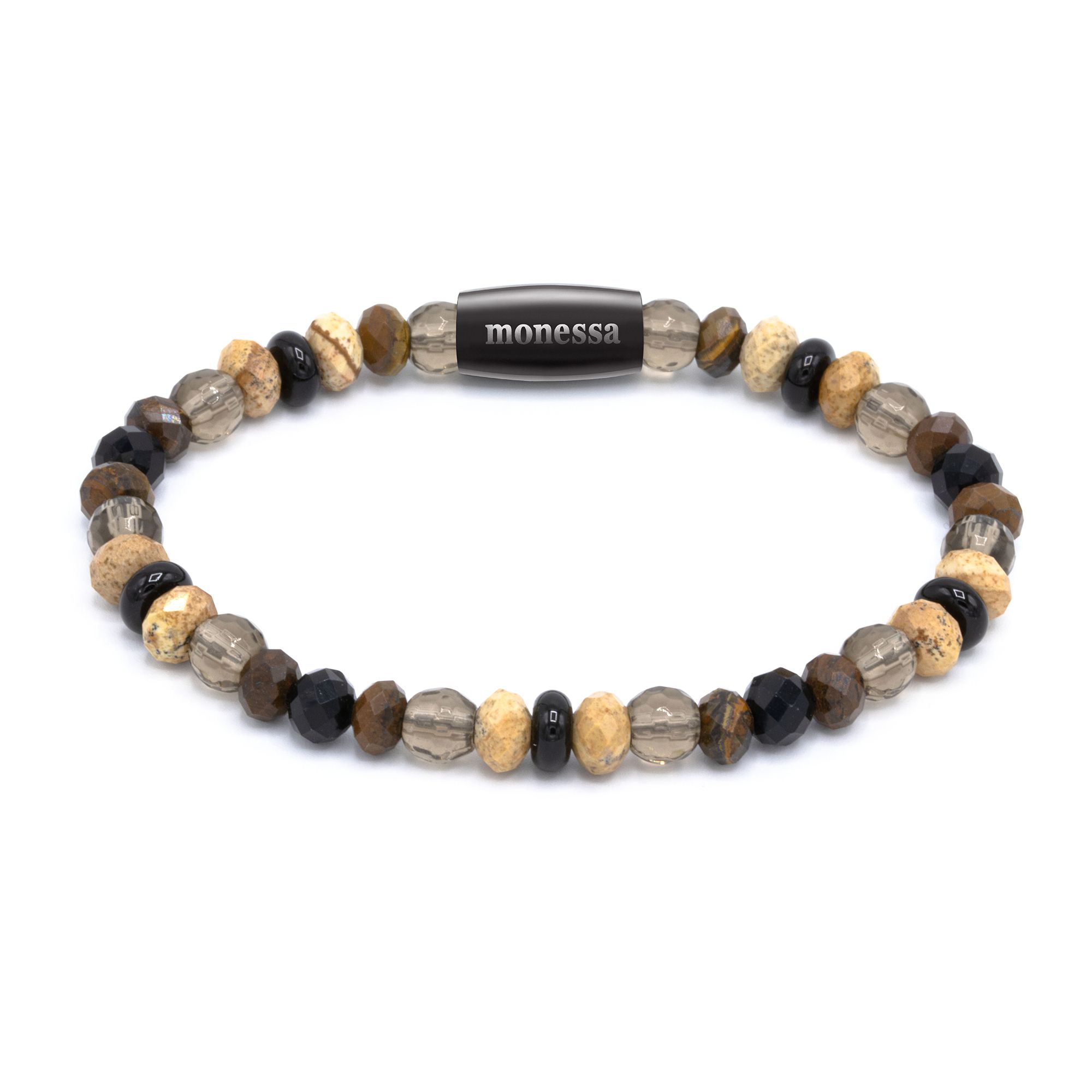 MONESSA Armband Edelsteine facettiert Magnetverschluss