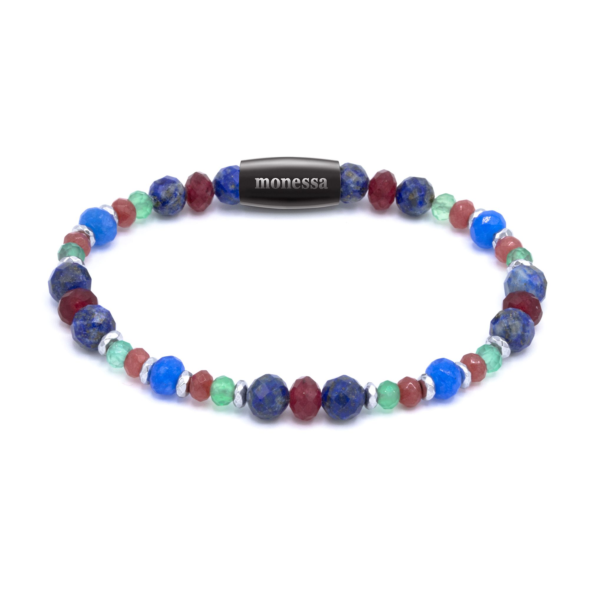 MONESSA Amband Edelsteine facettiert Magnetverschluss