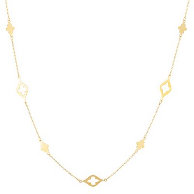 GOLDRAUSCH Halskette Länge 42,5+2,5cm mind. 1,3g Gold 585