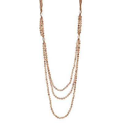 STEFFEN SCHRAUT Collier Länge ca. 80+5cm facettiert Edelstahl