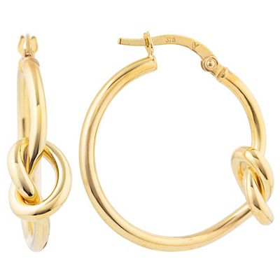 GOLDRAUSCH Creolen Knoten-Design mind. 1,53g Gold 375