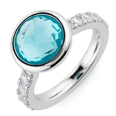 DIAMONIQUE® RIng = 4,58ct Schliffmix Silber 925