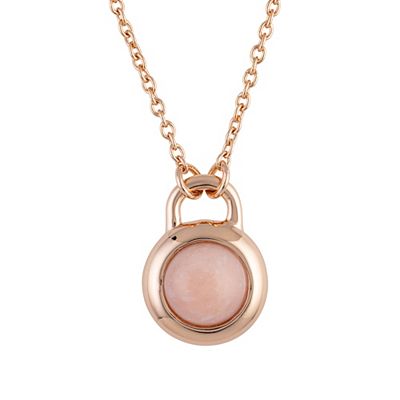 THOMAS & SOHN Edelstein mind.3,50ct Collier Cabochon rund Silber 925