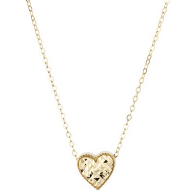 Thumbnail - GOLDRAUSCH Herz-Kette diamantiert mind. 1,3g Gold 375