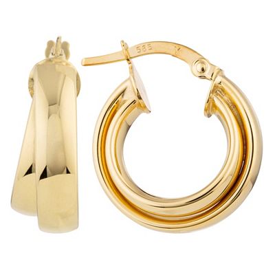 GOLDRAUSCH Creolen poliert mind. 2,25g Gold 585