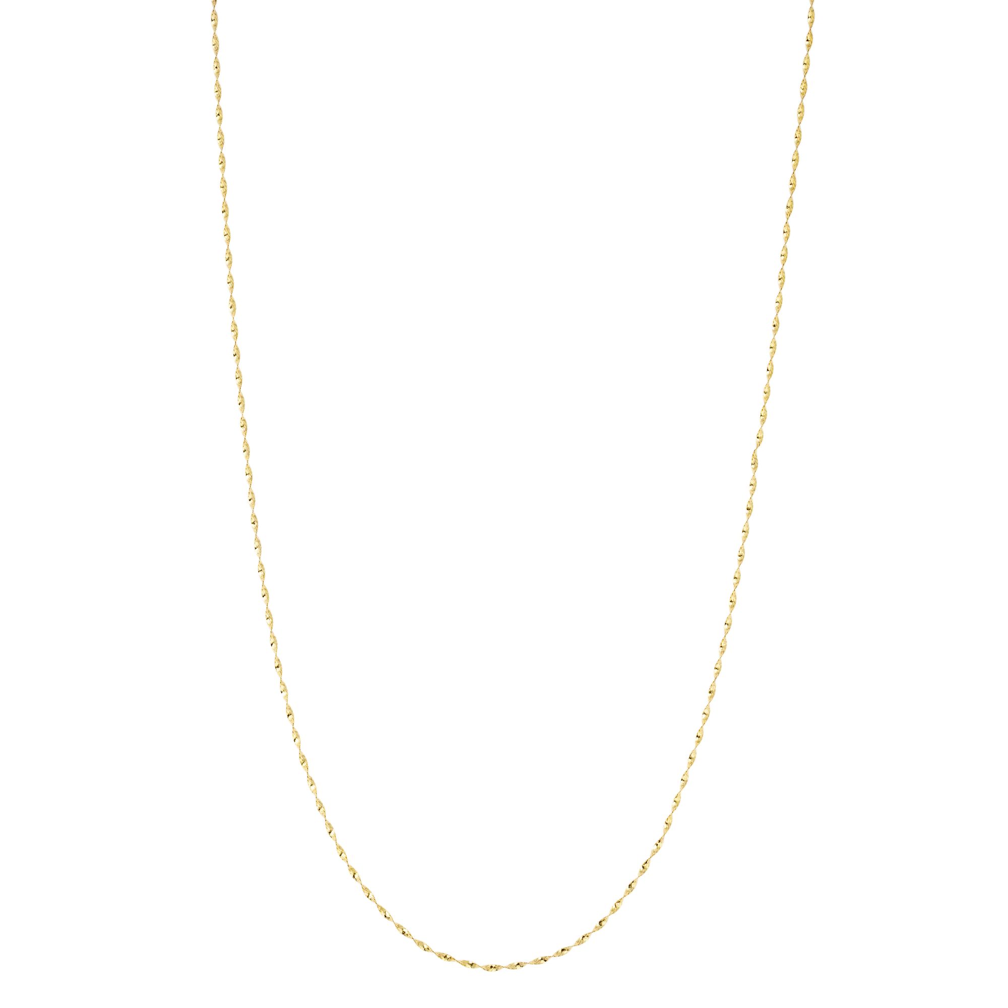 GOLDRAUSCH Schlangen-Kette Magnetverschluss gedreht, mind. 1,1g Gold 375