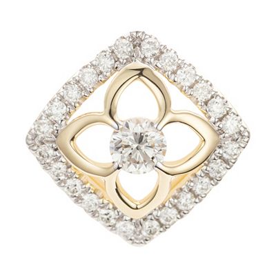 GOLDSCHMUCK FÜR MICH Anhänger 25 Brillanten zus. ca. 0,17ct Gold 375