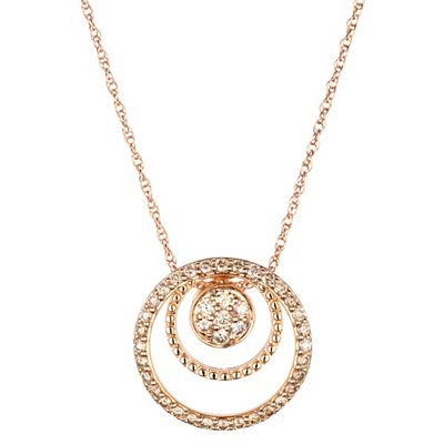 ARGYLE Anhänger mit Kette 39 Brillanten zus. ca. 0,50ct Roségold 585