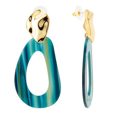 MY SECRET Ohrhänger Acryl Santorini Modeschmuck