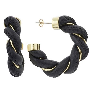 FILIPPA FIRENZE Creolen The Catch Lederimitat Modeschmuck