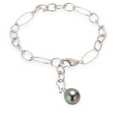 PERLEA Armband Tahitizucht- perle 11-12mm Silber rhodiniert
