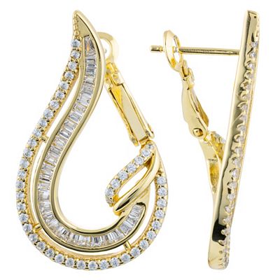 DIAMONIQUE® Ohrhänger = 1,50ct Schliffmix Silber 925