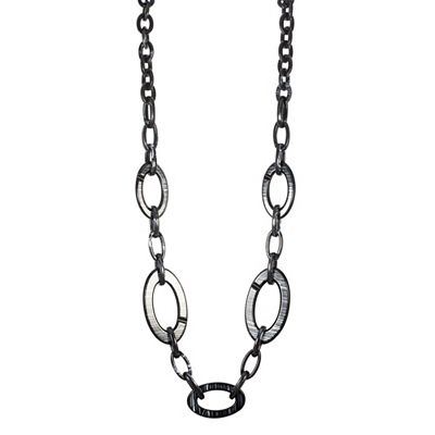 STEFFEN SCHRAUT Collier schwarz-weiß Länge ca. 101cm Modeschmuck