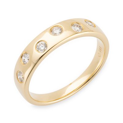 CANADIAN DIAMONDS Ring 6 Brillanten zus. ca. 0,30ct Gold 585