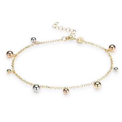 GOLDRAUSCH Kugelarmband tricolor/poliert mind. 3,2g Gold 585