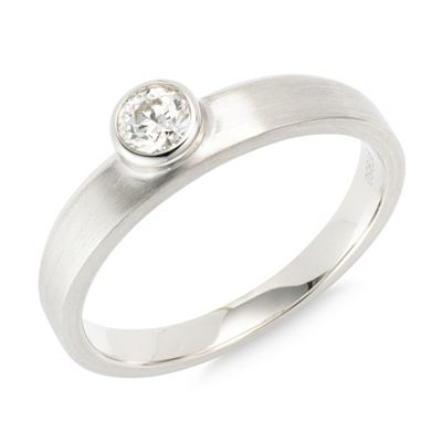 PLATINITY Ring 1 Brillant ca. 0,18ct Platin 950