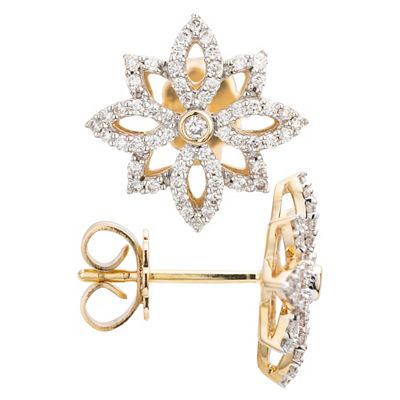 Thumbnail - DIAMOUR Ohrstecker 114 Brillanten zus. ca. 0,45ct Gold 585