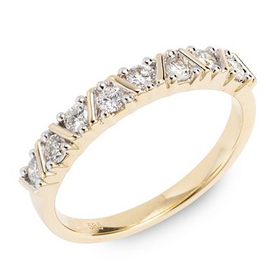 Thumbnail - DIAMOUR Ring 8 Brillanten zus. ca. 0,40ct Gold 585