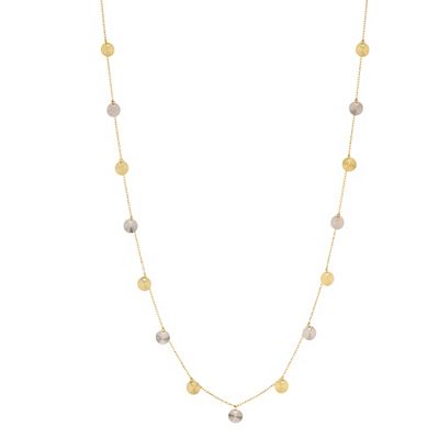 GOLDRAUSCH Plättchen-Kette diamantiert mind. 2,0g Gold 585