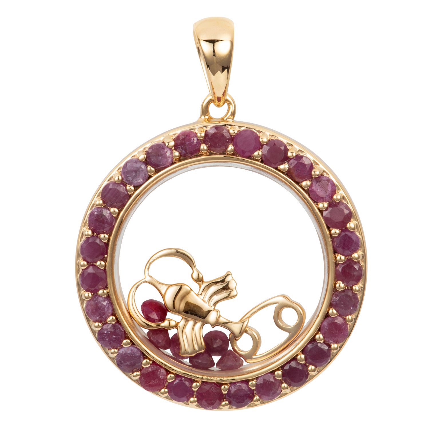 ROYELLE Edelsteine Anhänger Sternzeichen zus. ca. 2,00ct Silber 925